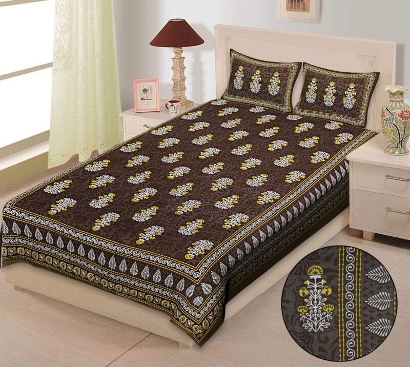 Jaipuri Single Bedsheet Size 70/100