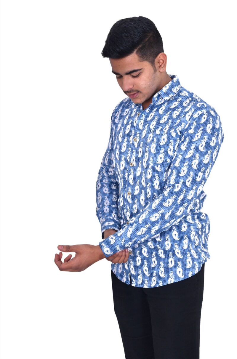 Sanganeri Print Shirt under 500 Rupees